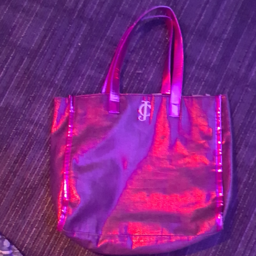 Juicy Couture Purple Shoulder Bag with Iridescent Finish